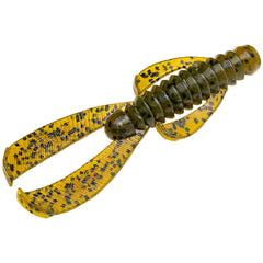 Strike King Rage Ned Bug 46 Green Pumpkin displaying lifelike action for bass fishing