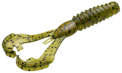 Strike King Rage Ned Craw lure in Watermelon Seed with Red Flake delivers sizzling action for finesse fishing