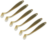 Strike King Rage Swimmer 4-3-4 inch paddletail lure delivering vigorous vibrations for bass