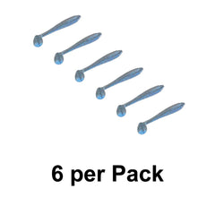 Strike King Rage Swimmer soft ribbed body delivers lifelike feel and natural water movement.