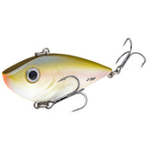 Strike King Red Eyed Shad Tungsten 2 Tap lure profile, showcasing a compact shad shape for better casting.
