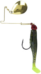 Strike King Redfish Magic spinnerbait side profile highlighting large saltwater hook and vibrant color mix