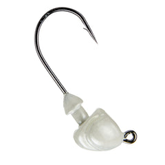Strike King Squadron Swimbait Head in pearl 84 color for versatile hollowbody swimbaits and grubs
