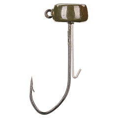 Strike King Tour Grade Ned Rig Head in Green Pumpkin stands the lure upright for improved presentation.