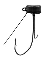 Strike King Tour Grade Ned Rig Head with Weedguard in chartreuse, ideal for weedy cover finesse fishing.