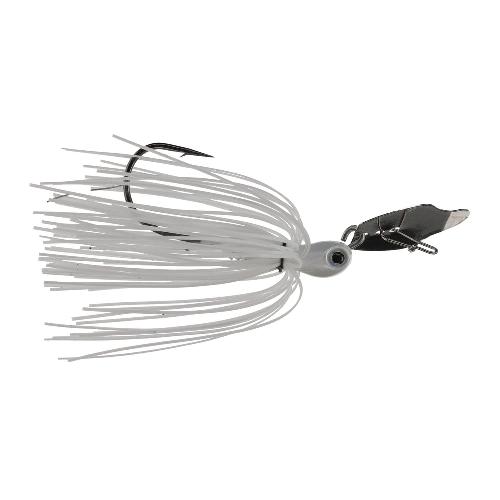 Strike King Tungsten Thunder Cricket with compact head improves wind-casting and control.