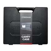 Strikeman carry case lid closed keeps dry-fire kit secure during travel