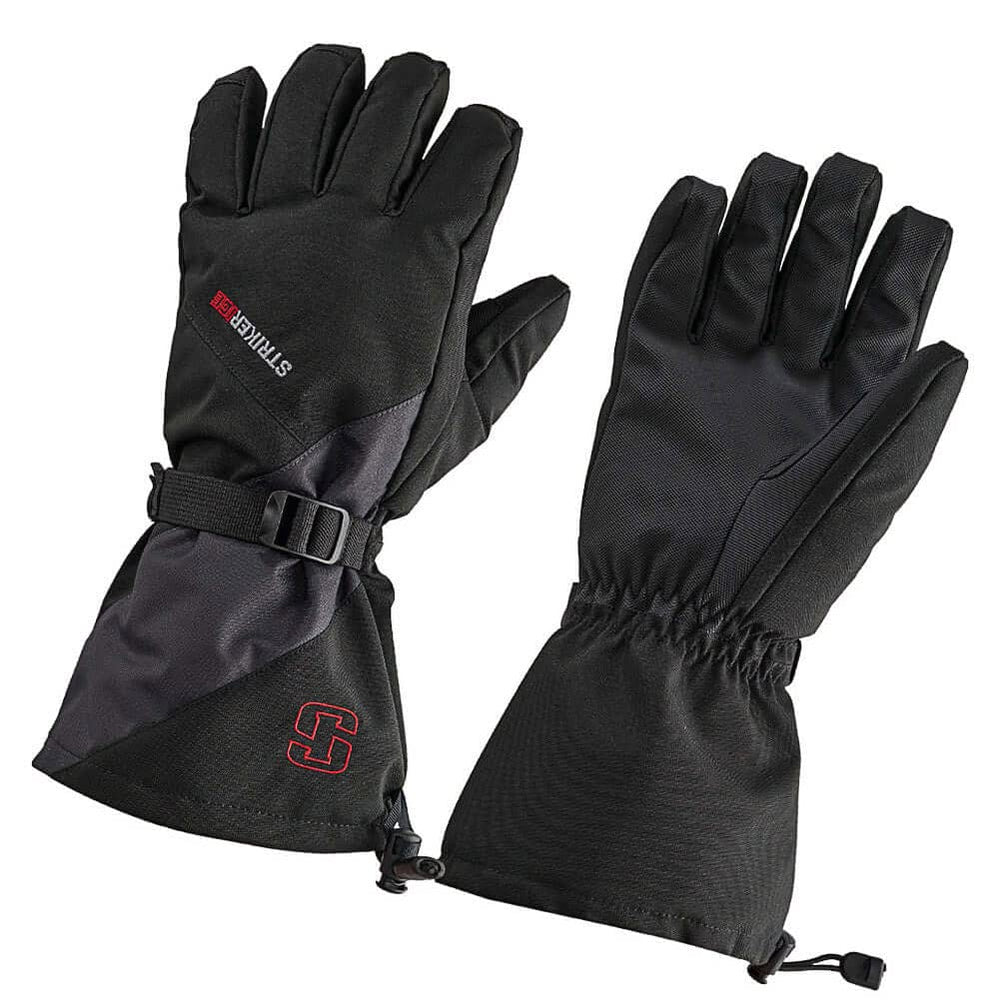 Front view of Striker Predator Ice Glove in Black/Gray, size 3XL