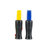 SU LIFE duck calls with black bodies and yellow mouthpieces for reliable field performance.