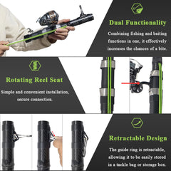 SUFFUSE KS30 loading port and bait delivery action for distance casting