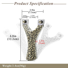 SUFFUSE slingshot handle ergonomic design delivers comfortable grip for precise shooting.