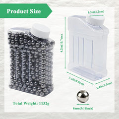 SUFFUSE slingshot clay ammo 8mm highlights biodegradable pellets ideal for practice.