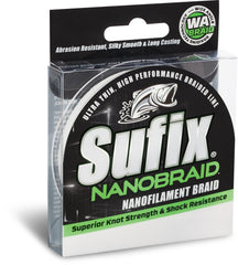 Sufix NanoBraid 150 yd Aqua Camo 8 lb Fishing Line
