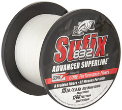 Sufix 832 Braid 15 lb Ghost box packaging for safe storage