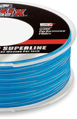 Sufix 832 Braid Coastal Camo on reel demonstrates low visibility profile for stealthy presentations.