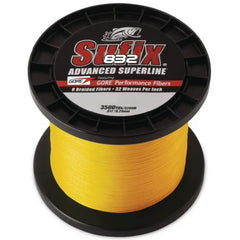 Sufix 832 Braid 50 lb Hi-Vis Yellow 3500 Yds spool for strong, visible line