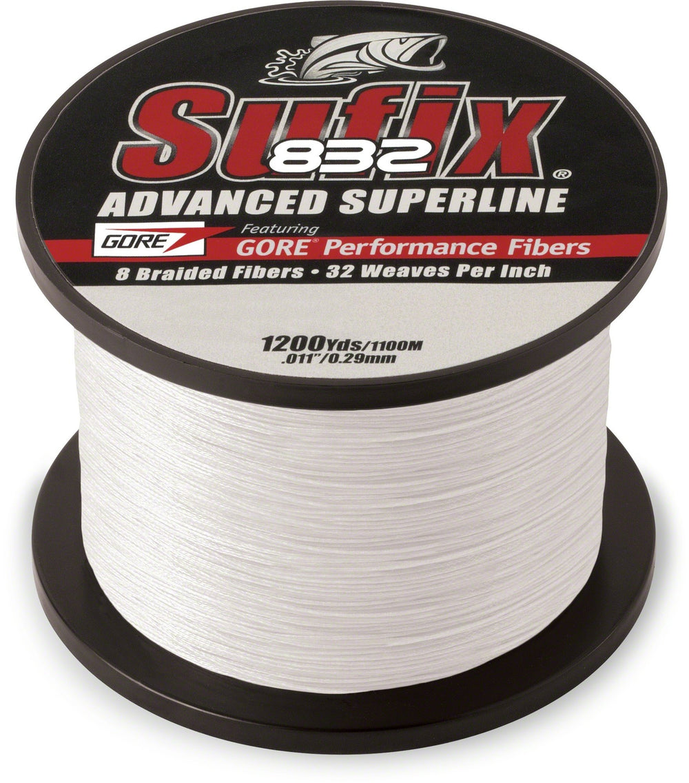 Sufix 832 Ghost braid on spool enables long casts with smooth line control.