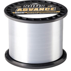 Sufix Advance monofilament 10 lb clear 1200 yds offers low-visibility line for versatile fishing setups.