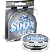 Sufix Performance V-Coat ice braid spool showing durable construction for cold conditions
