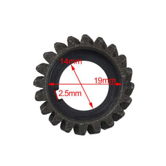 SUISUITONG 20-teeth bevel gear, fits 14mm ID, ideal for 49cc–80cc motorized bikes.
