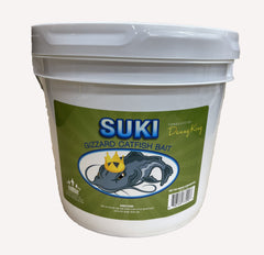 Suki Gizzard Catfish Punch Bait on hook boosts bite attraction for catfish.