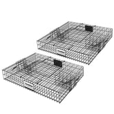 Sumkat Squirrel Trap front view highlighting humane capture design for easy setup.
