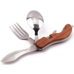 Summer HHouse 4in1 camping utensils folded for ultra-compact portability on outdoor trips.