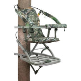 Summit Mini Viper SD overview on a tree for versatile hunting setup.