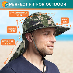 Sun Cube adjustable chin strap ensures secure wear on windy trails.