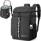 Sun Cube cooler backpack displaying 33-can capacity for all-day outings