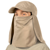 SUN CUBE fishing sun hat with wide brim for ample outdoor shade