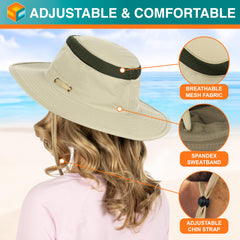 Sun Cube water-resistant hat keeps you dry during light showers