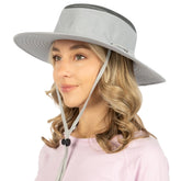 SUN CUBE wide brim hat shading face and neck for sunny days