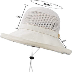 Brim wired for shape and sun protection