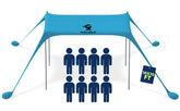 Sun Ninja Beach Tent Pop-Up provides instant shade for beach days and family picnics.