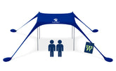 SUN NINJA beach tent packed in travel bag for easy portability