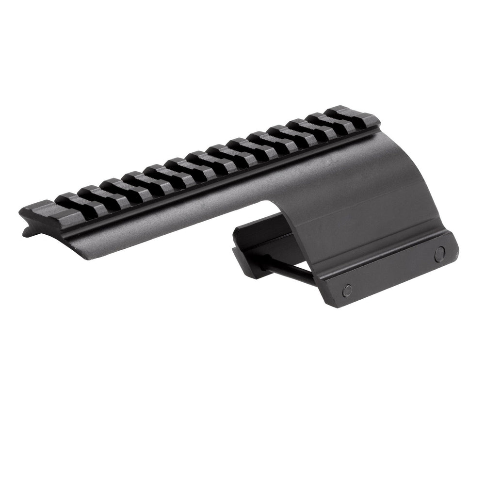 Sun Optics Mossberg 500 saddle scope mount for 20 ga enables quick optic setup