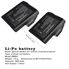 Sun Will 2-pack battery set in package ready for extended cold use.