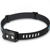 Sunblesa H11 headlamp with 365 lumen wide beam for clear paths during night hikes