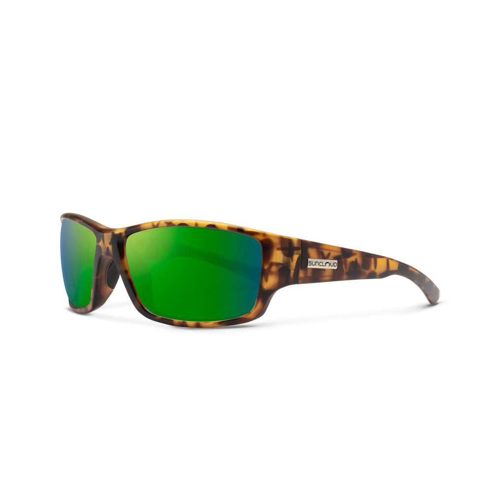 Suncloud Hull polarized sunglasses in matte tortoise finish for glare-free viewing outdoors