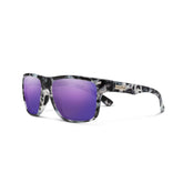 Suncloud Rambler polarized sunglasses in matte ice tortoise reduce glare for outdoor use