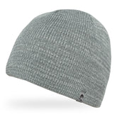 Nightfall Reflective Beanie exterior in heathered knit