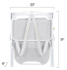 SUNFLOW Shore Thing aluminum frame highlighting rust-resistant durability for coastal use.