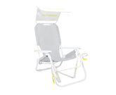 SUNFLOW Shore Thing Chair oyster gray front view highlights sturdy frame and all-day comfort