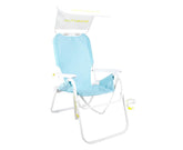 SUNFLOW Tall Sand Dune chair on the beach showing elevated seating and comfort.