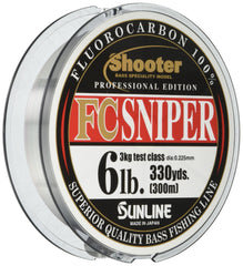 Sunline Fluorocarbon Line Shooter on reel and rod shows natural clear line for stealth casts.