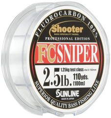 Sunline Fluorocarbon Line Shooter natural clear spool for precise line mending.