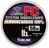 Sunline Harris Saltimate System Shock Reader: clear color showing rugged abrasion resistance for toothy fish
