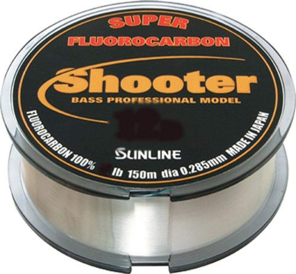 Sunline New Shooter fluorocarbon fishing line in natural clear enhances sensitivity for subtle bites