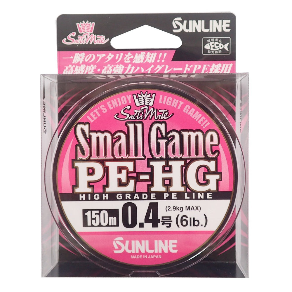 Sunline Saltimate Small Game HG pink line for long casts and strong hook sets.